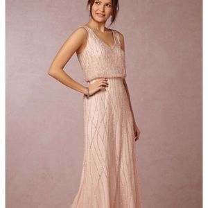 Blush bridesmaid dress